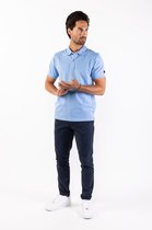 P&S Heren polo-DENZEL-light blue-L