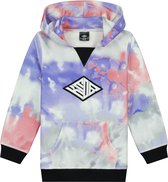 KMDB Sweater Hoodie Mace Tie Dye Unisex Wit - Maat 98