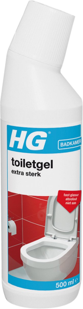 HG toiletgel extra sterk - 500ml - verwijdert de hardnekkigste aanslag -  tast niet... | bol.com