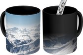 Magische Mok - Foto op Warmte Mok - Besneeuwde bergtoppen in de Alpen - 350 ML
