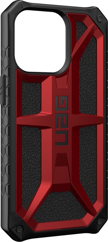 Urban Armor Gear Monarch coque de protection pour téléphones portables 15,5 cm (6.1") Housse Noir, Rouge