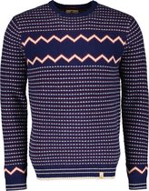 Colours & Sons Pullover - Modern Fit - Blauw - M