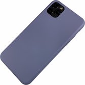 Apple iPhone X / Xs - Silicone hoesje Renee grijs - Geschikt voor