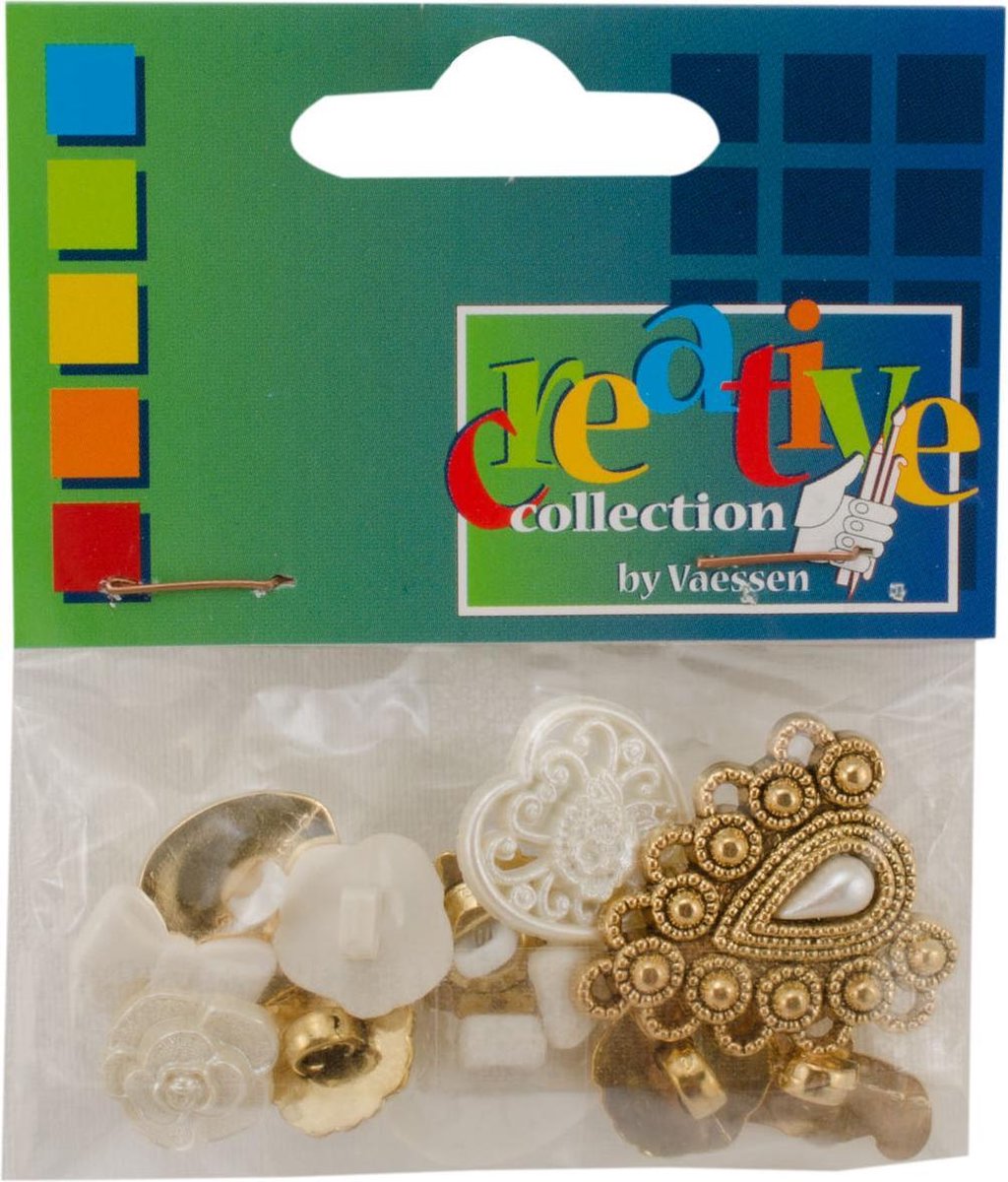 Afbeelding van product Buttons ass. 1 pk. lace treasures