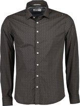 No Excess Overhemd - Modern Fit - Zwart - XXL