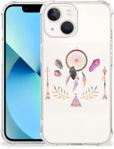Smartphone hoesje geschikt voor iPhone 13 mini Mobiel Case met transparante rand Boho Dreamcatcher