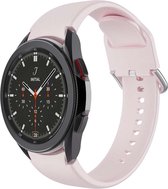 Samsung Galaxy Watch 4 - Luxe Silicone Bandje - Roze - Large - 20mm