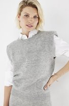 Mexx Trui Sleeveless Pullover Nl0954016w 300001 Grey Melee Dames Maat - XL