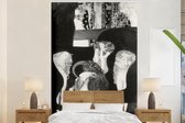 Behang - Fotobehang Jurisprudence (final state) - Gustav Klimt - Breedte 160 cm x hoogte 240 cm