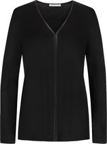 Mey Pyjamashirt Alena Dames 16228 - Zwart 3 schwarz Dames - XXL