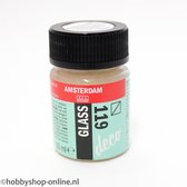 Glasverf - Porseleinverf - 119 transparantwit - Amsterdam - 16 ml