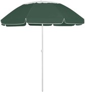 vidaXL Strandparasol 300 cm groen