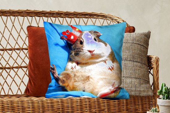 Kussen nicky velours met satijnen ruche en naam geborduurd 40 x 40 cm | Kussens geborduurd en bedrukt | Patricia's