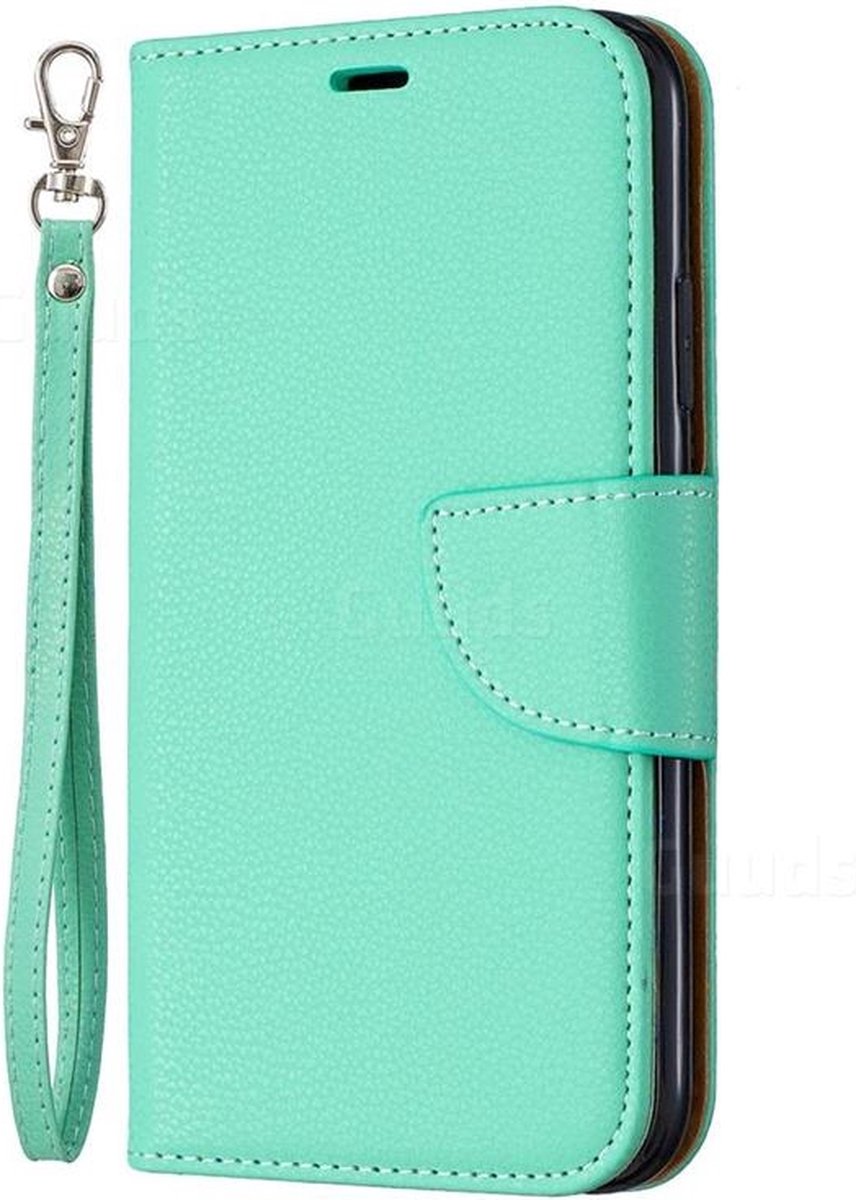 Mobiq - Klassiek Portemonnee Hoesje iPhone 11 Pro Max - mint groen