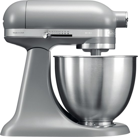 KitchenAid Mini 5KSM3311X – Keukenmachine – Mat grijs
