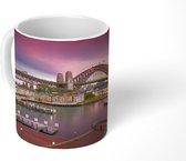 Mok - Zonsopgang achter de Sydney Harbour Bridge in Australië - 350 ML - Beker