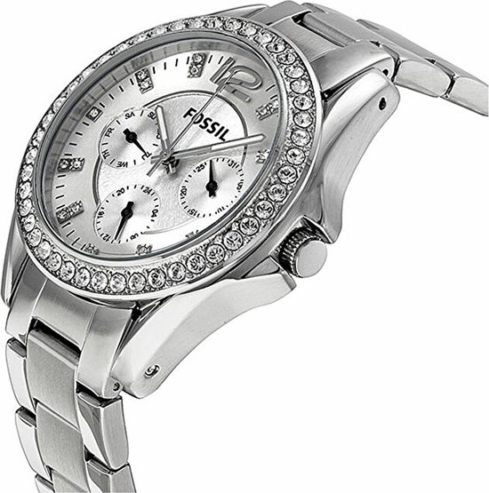 Fossil Womens Multi Dial Quartz Watch Riley