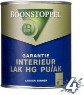 Boonstoppel Garantie Interieur Lak HG PU/AK - Hoogglans - Wit - 1 liter
