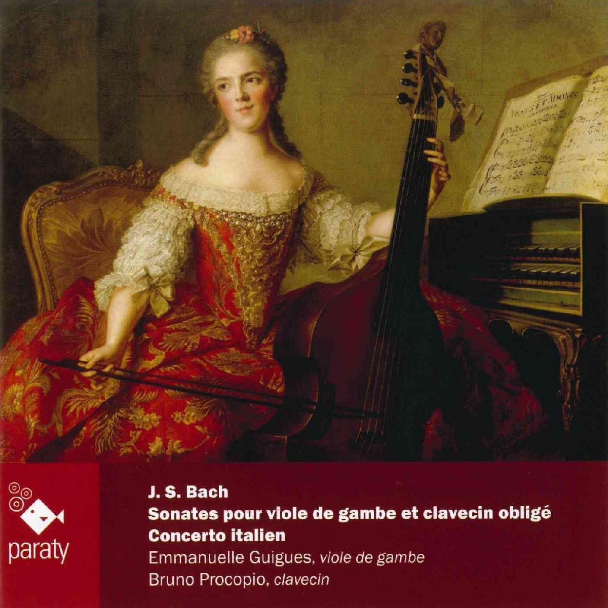 Bruno Procopio & Emmanuelle Guigues - J.S. Bach: Sonatas For Gamba (CD)
