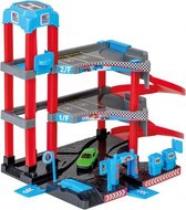 speelset parkeergarage 35 x 25 x 30 cm rood/blauw