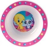 Tweety Kom kunststof 16 cm roze