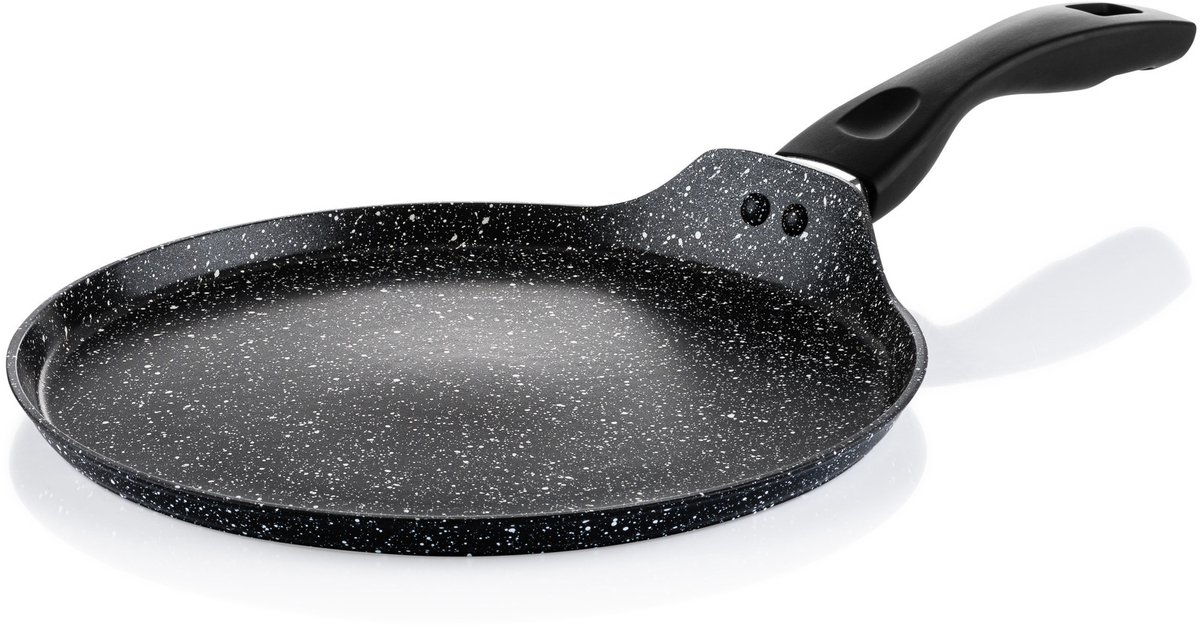 Bol.com Westinghouse Pannenkoekenpan – Ø 28 cm – Inductie Pan – Black Marble aanbieding