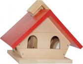 vogel bungalow hout 30 x 30 x 10 cm