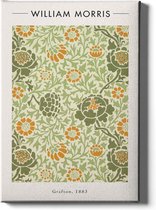 Walljar - William Morris - Grafton - Muurdecoratie - Canvas schilderij