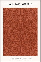 Walljar - William Morris - Acorns and Oak Leaves - Muurdecoratie - Canvas schilderij