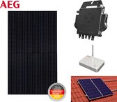 Pakket 2 stuks AEG 330wp - APSystems DS3-L micro omvormer - Schuin dak - Portrait