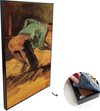 Akoestische Panelen - Geluidsisolatie - Akoestisch Wandpaneel - Wanddecoratie - Schilderij - 40x80 cm - Gebukte man met stok of schop - Vincent van Gogh - Geluidsdemper - Isolatie platen