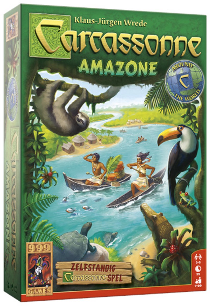 Carcassonne: Amazone Bordspel