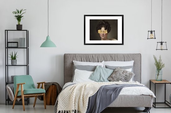 Cadre photo avec affiche - Johanna Henriëtte Engelen - Dubois Drahonet - Or - 80x60 cm - Cadre pour affiche