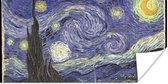 Poster Sterrennacht - Vincent van Gogh - 40x20 cm