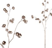 PTMD Twig Plant Katoen Kunsttak - 46 x 8 x 82 cm - Goud