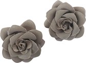 Haarclipjes - Stoffen bloemen - Feestelijke haar accessoires - Damesdingetjes