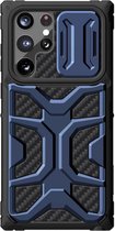 Nillkin Adventurer Samsung Galaxy S22 Ultra Hoesje Blauw