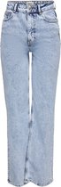 Only Jeans Onlcamille Life Ex Hw Wide Dnm Noos 15235595 Light Blue Dames Maat - W29 X L30