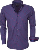 Overhemd Lange Mouw 75466 Navy