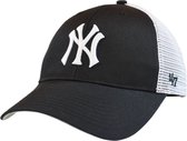 47 Brand MLB New York Yankees Branson Cap B-BRANS17CTP-BKK, Unisex, Zwart, Pet, maat: One size