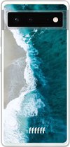 6F hoesje - geschikt voor Google Pixel 6 -  Transparant TPU Case - Beach all Day #ffffff