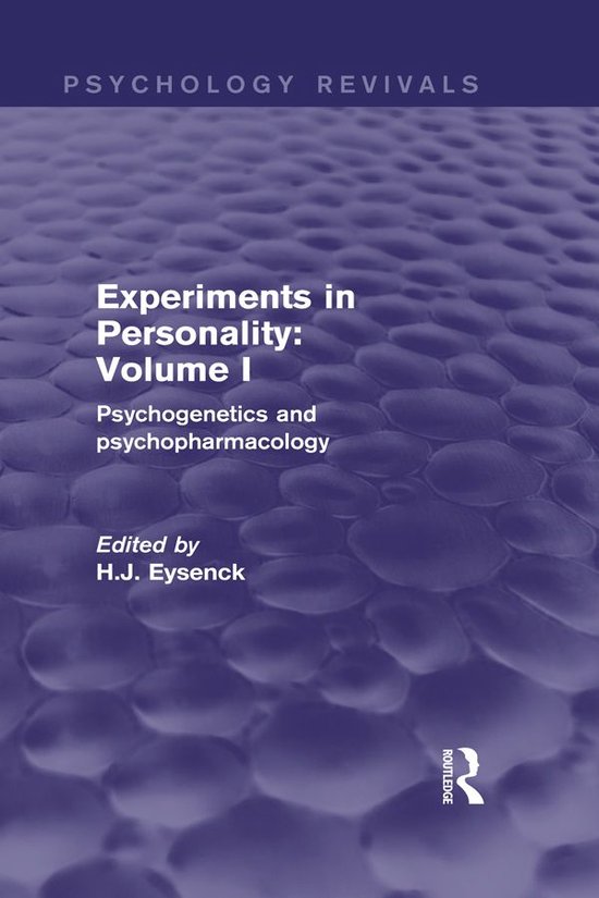 Experiments in Personality - cover
