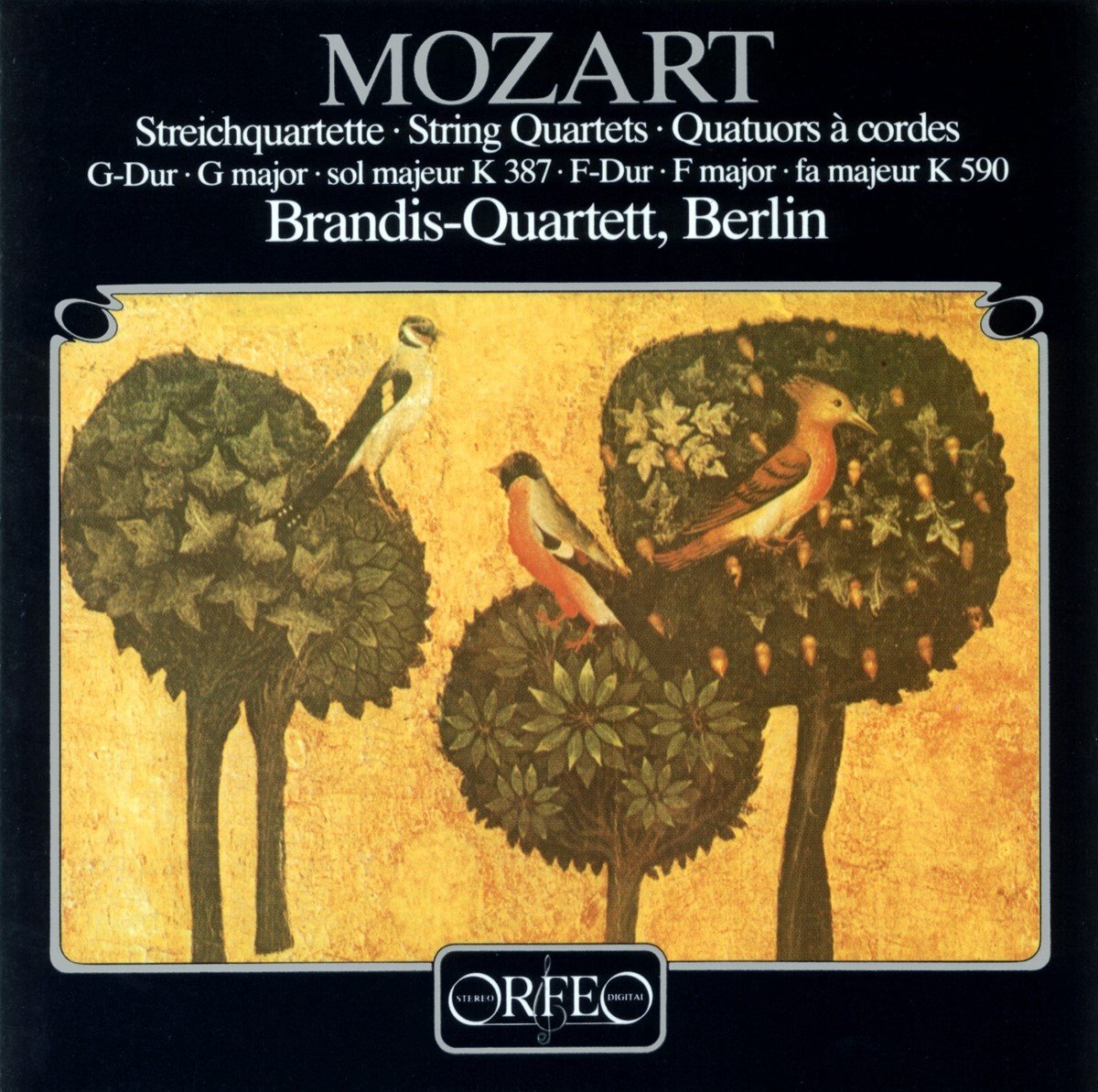Brandis-Quartett - Mozart: Streichquartette Kv 387,590 (CD)