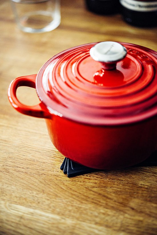 Le Creuset Signature Braad-/stoofpan - Ø 28 cm - kersen Rood