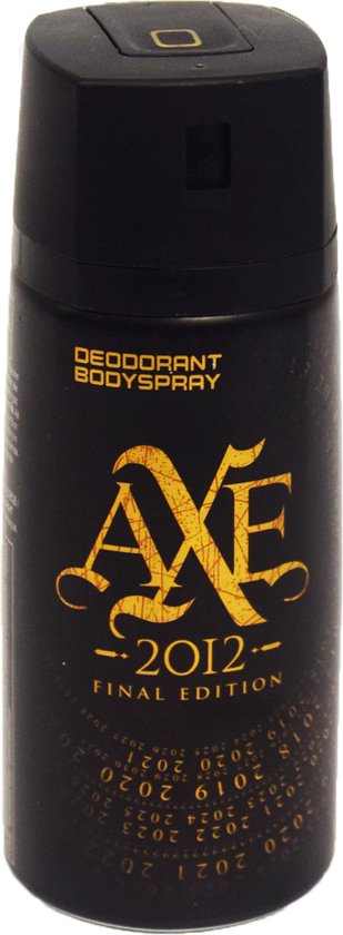 kampioen Geld rubber Heel boos Axe 2012 Final Edition Deospray Deodorant / Bodyspray | bol.com
