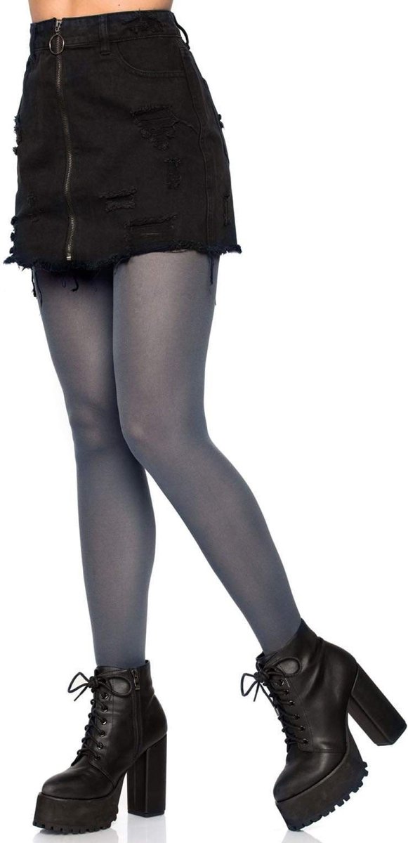 Nylon opaque pantyhose