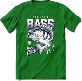 Vissen T-Shirt | Grappig Verjaardag Vis Hobby Cadeau Shirt | Dames - Heren - Unisex | Tshirt Hengelsport Kleding Kado - Donker Groen - M