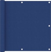 vidaXL Balkonscherm 90x400 cm oxford stof blauw