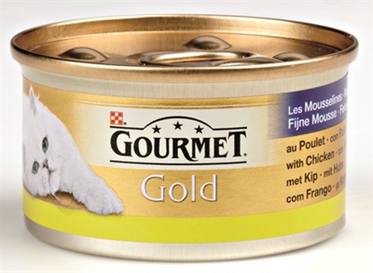 Gourmet Gourmet gold fijne mousse kip (24X85 GR)