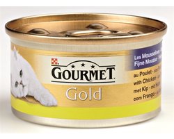 Gourmet gold fijne mousse kip (24X85 GR)